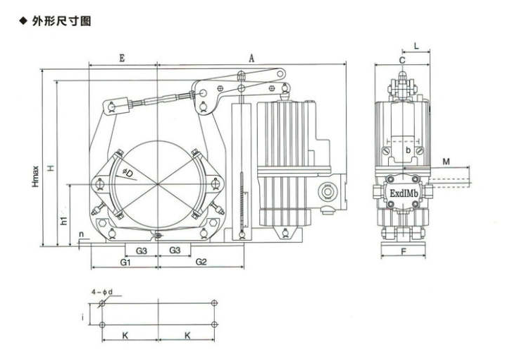 DYW系列帶式輸送機(jī)用電力液壓防爆鼓式制動(dòng)器